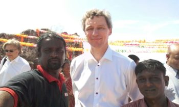 Jaffna Tamil journalists with Norway’s Foreign Affairs Ministry State Secretary.