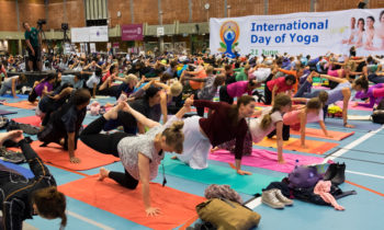 Norwegian takes part in International Day of Yoga