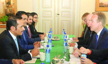 Qatar and Norwegian FMs confer