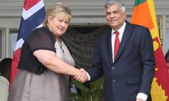 Norwegian PM calls on Sri Lankan PM