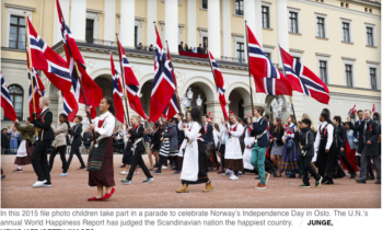 Norway named Happiest 2017