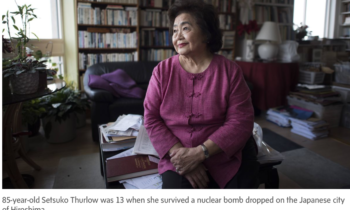 Canadian woman who survived Hiroshima bombing urges change of heart from Trudeau