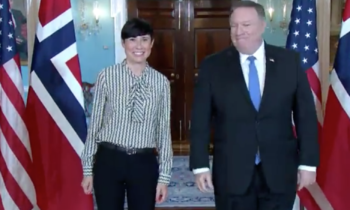 US Secretary of State welcomed Norwegian Foreign Minister to the State Department