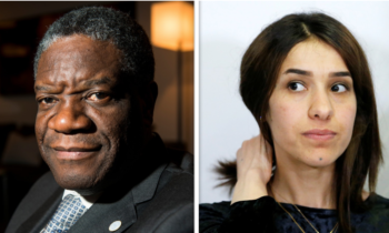 Nobel Peace Prize goes to campaigners against rape in warfare