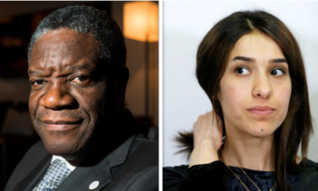 Welcomes the awarding of the Nobel Prize to Denis Mukwege and Nadia Murad