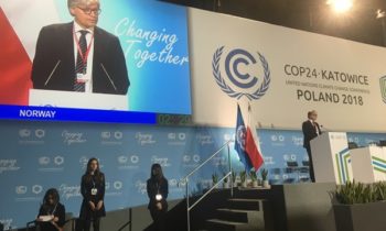 The Norwegian National Statement: The UN Climate Conference in Katowice, 2018