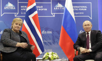 Norwegian Prime Minister in Russia