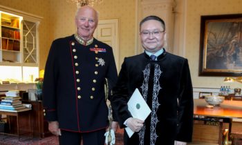 Ambassador of Kazakhstan presents credentials to the King of Norway