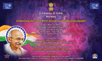 Celebrations of the 150th birth anniversary of Mahatma Gandhi