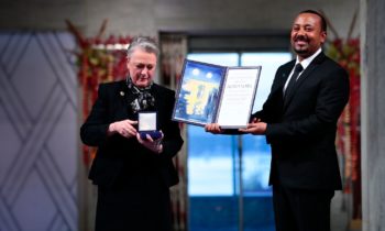 Ethiopia’s Army receives Nobel Peace Prize in Oslo