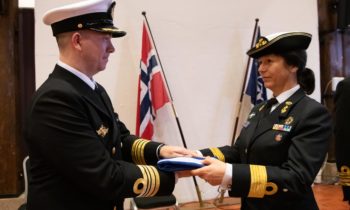 Denmark hands command of Standing NATO Mine Countermeasures Group One to Norway