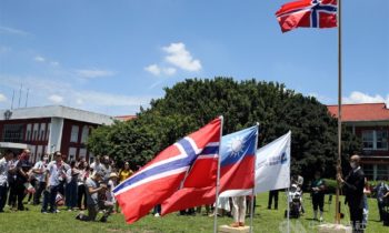 Norwegian expats celebrate National Day with parade in Taiwan