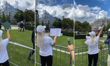 Anti-Islam protest in Oslo