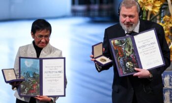 Journalists Dmitry Muratov, Maria Ressa receive 2021 Nobel Peace Prize