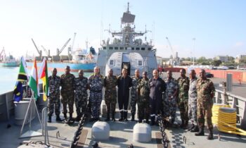 Indian navy ship visited Dar es Salaam 