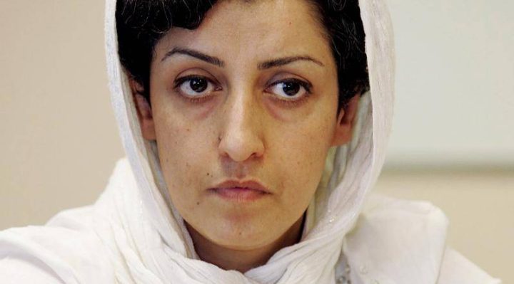 Narges Mohammadi has been awarded the Nobel Peace Prize for fighting oppression of women in Iran. (AP PHOTO)