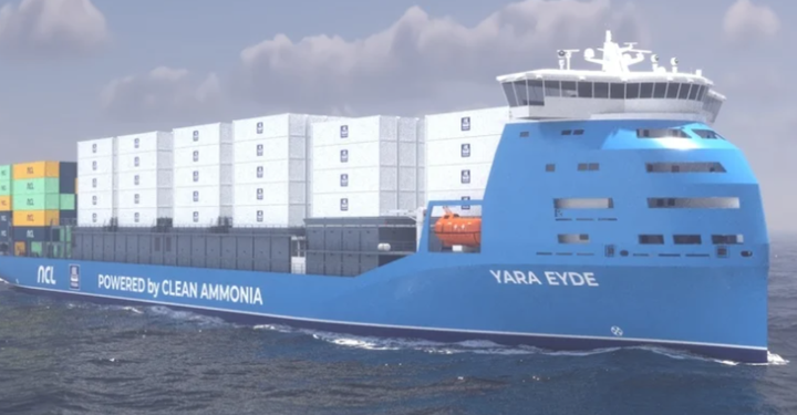 Norway to Operate World’s First Ammonia Fuel Containership