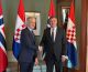 Norwegian PM met with President of Croatia