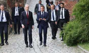 French President Emmanuel Macron visits Norway